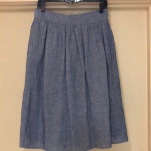 Chambray skirt